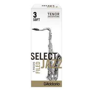 Caja de 5 cañas DAddario Select Jazz Filed para saxo tenor